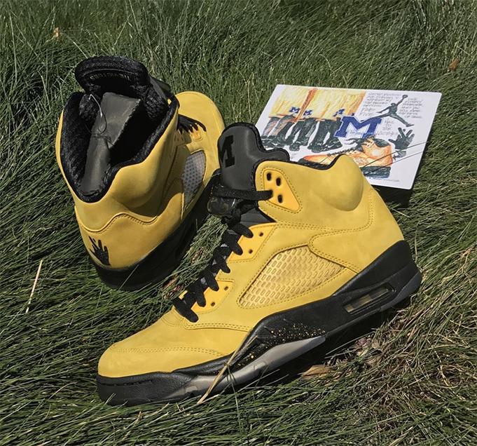 リーク】AIR JORDAN 5 “ファブ ファイブ” ミシガン大学PE | 8469