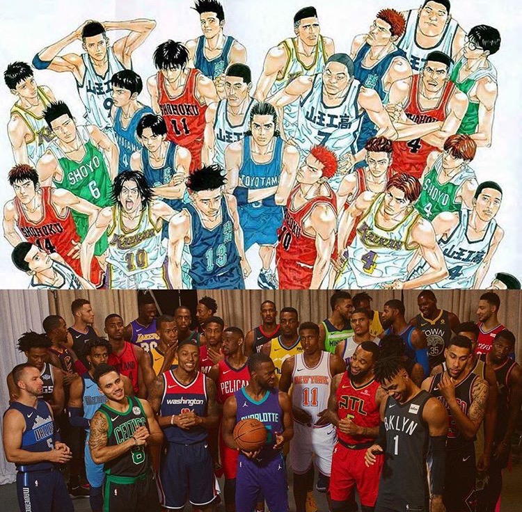 【今日の一枚】NBA新ユニフォーム集合写真はまるでスラムダンクのアングルカット | 8469スニーカーズ