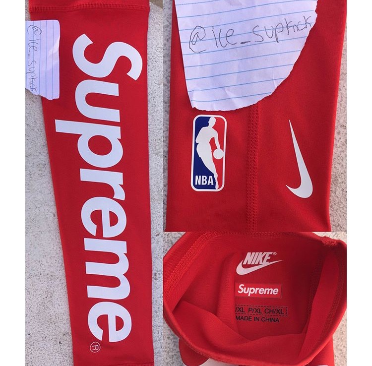 シュプリーム ナイキ NBA シューティングスリーブ