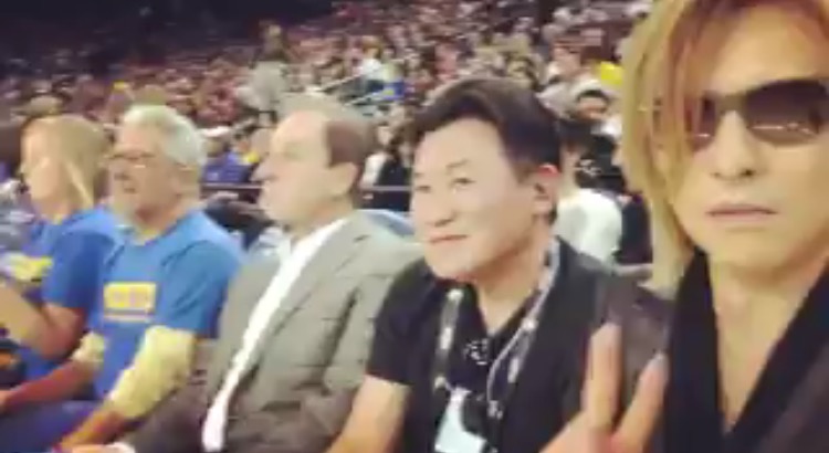 X Japan YOSHIKI NBA観戦