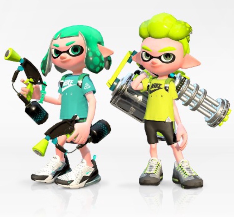スプラトゥーン2 ナイキ スニーカー フェス