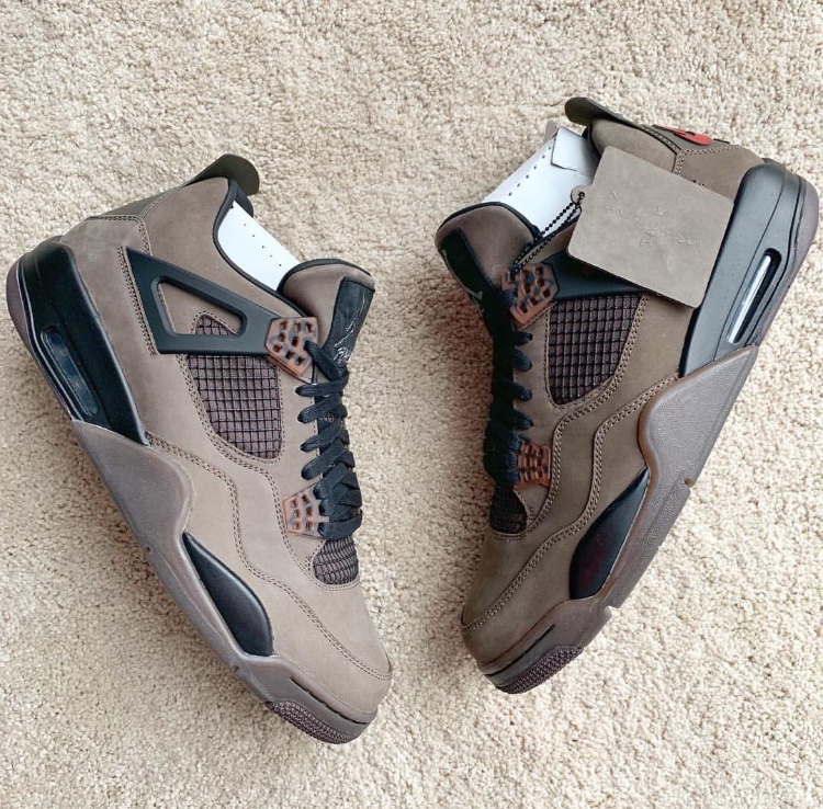 travis scott jordan 4 mocha