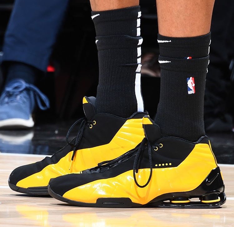 nike shox bb4 yellow