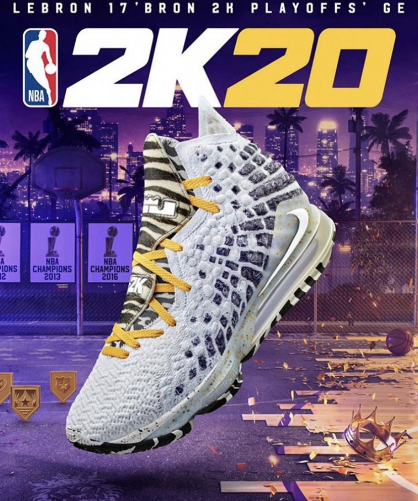 NBA 2K20 x ナイキ レブロン17 “ブロン 2K プレイオフ” GE 登場 ...